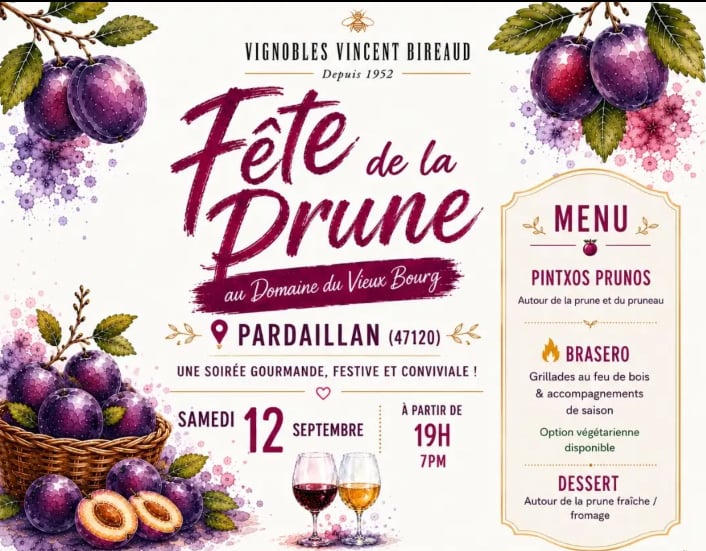 Fête de la prune au Domaine du Vieux Bourg