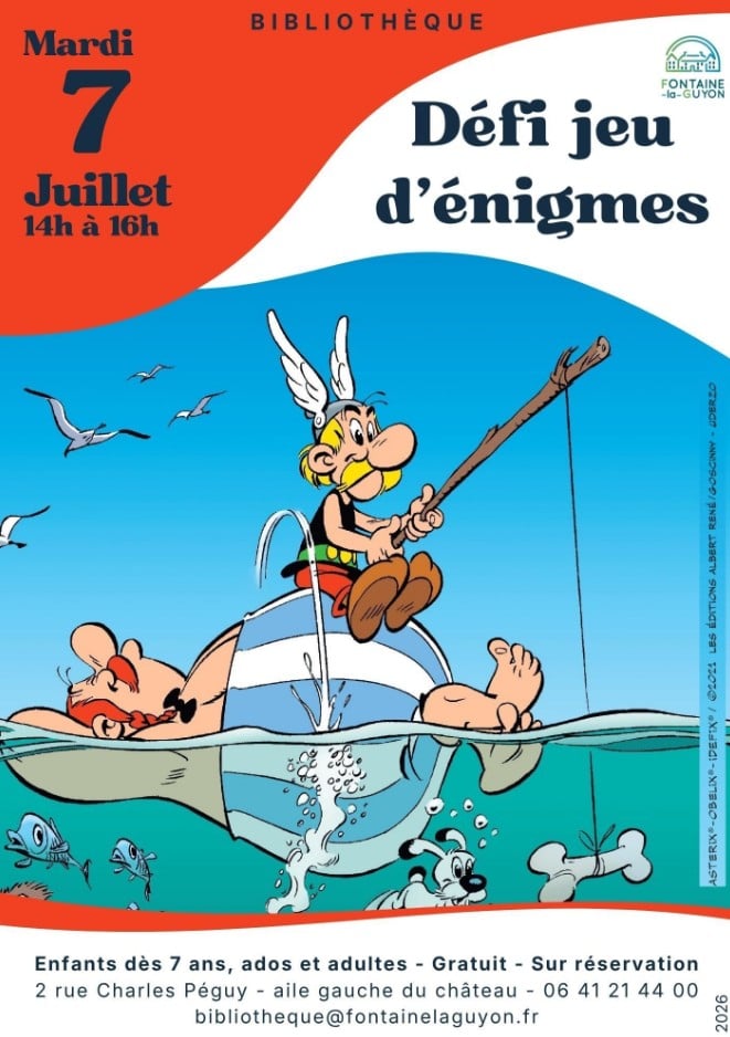 Défi jeu d'énigmes Astérix