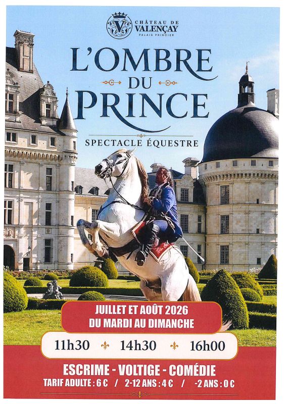 Spectacle équestre : l'ombre du Prince