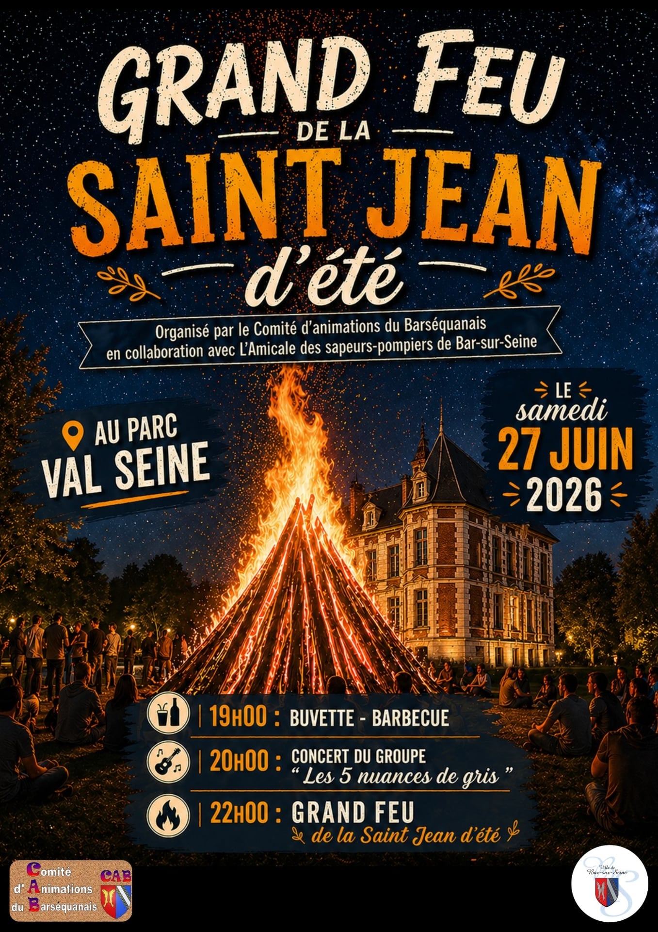 Grand feu de la Saint-Jean d'été
