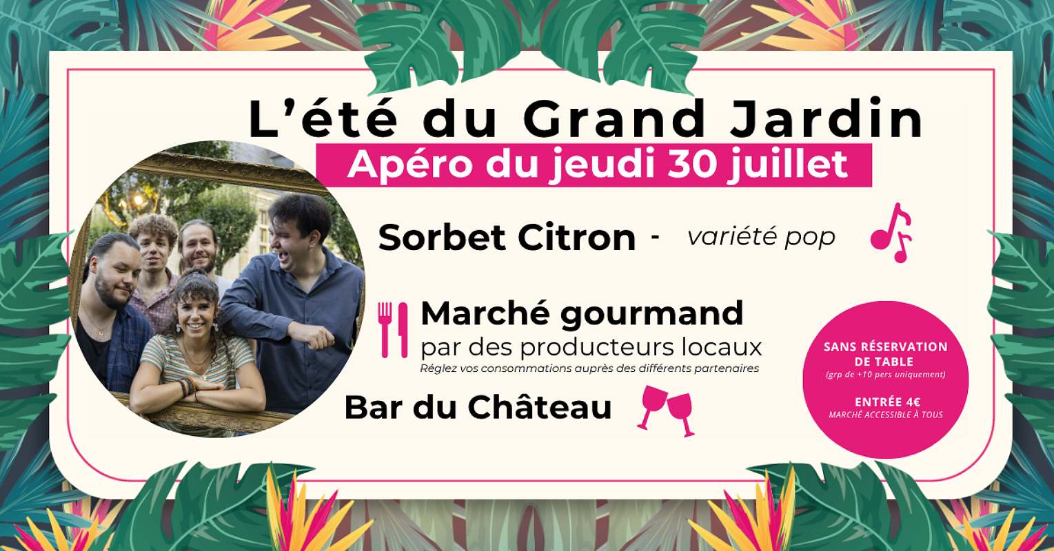 Apéro du jeudi 30 juillet - Sorbet Citron