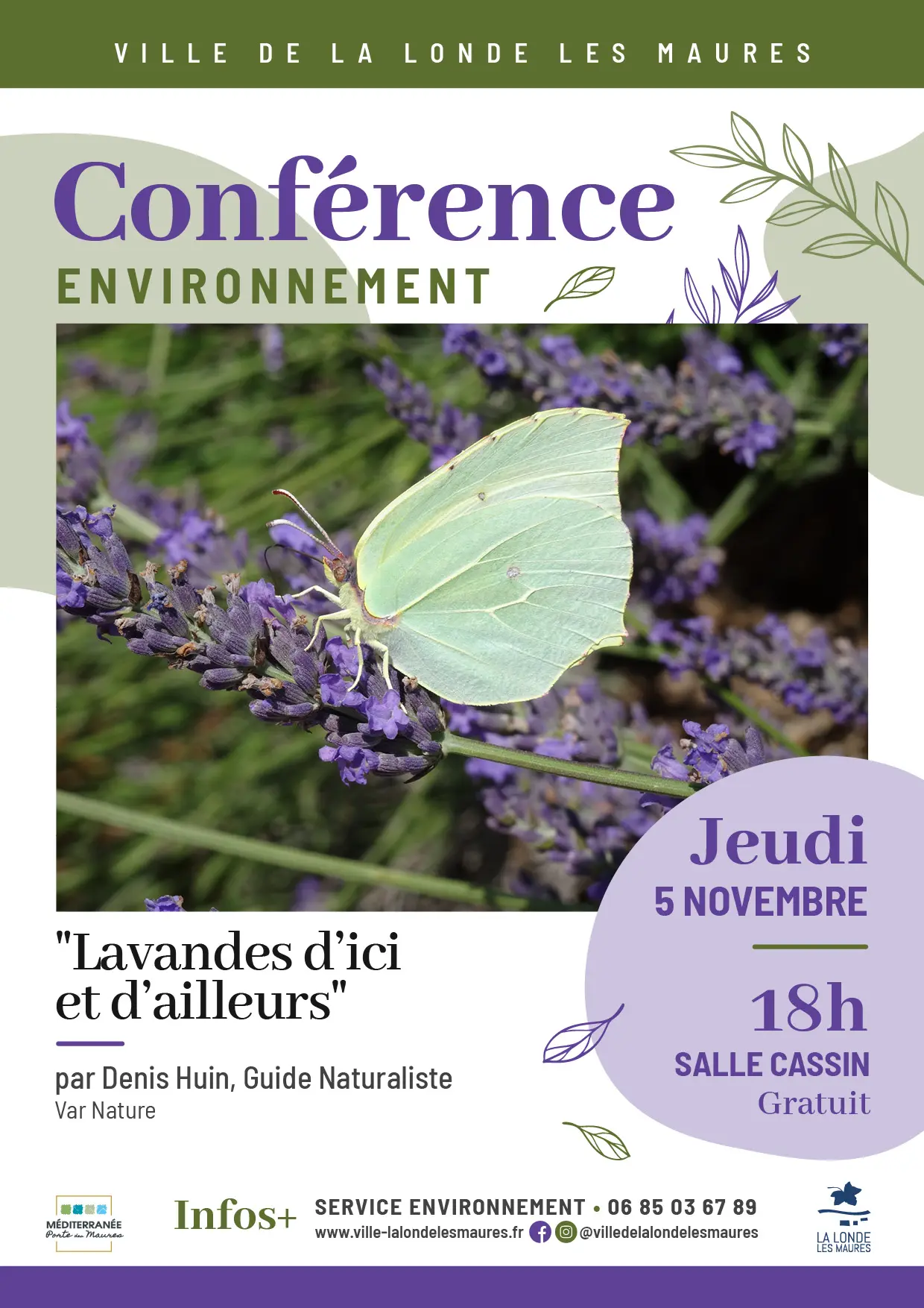 Conférence environnement : "Lavandes d’ici et d’ailleurs  "
