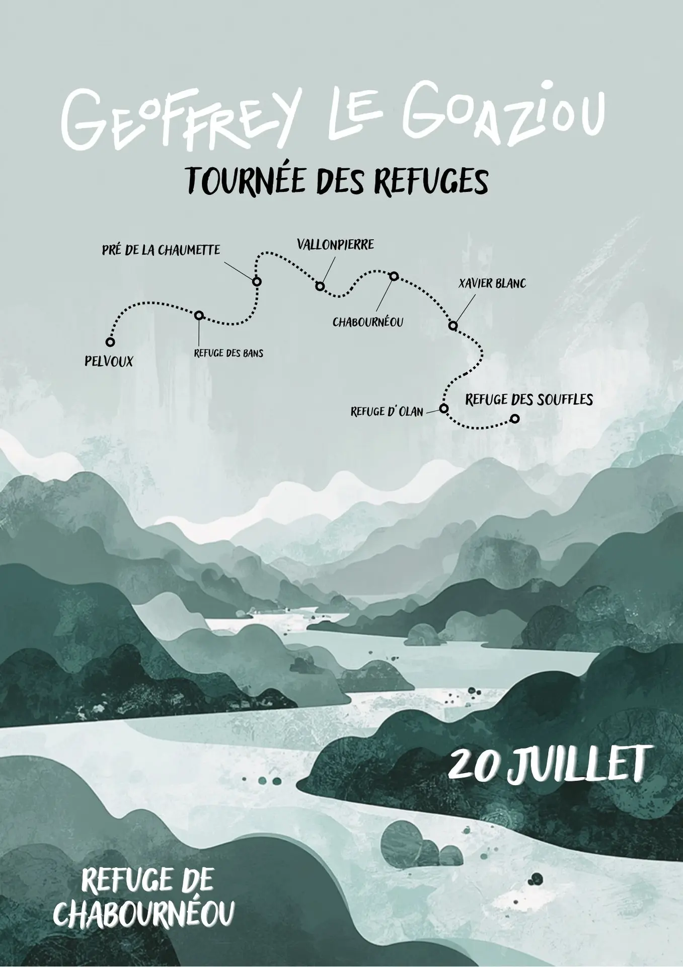 Concert Pop Folk - Refuge Chabournéou