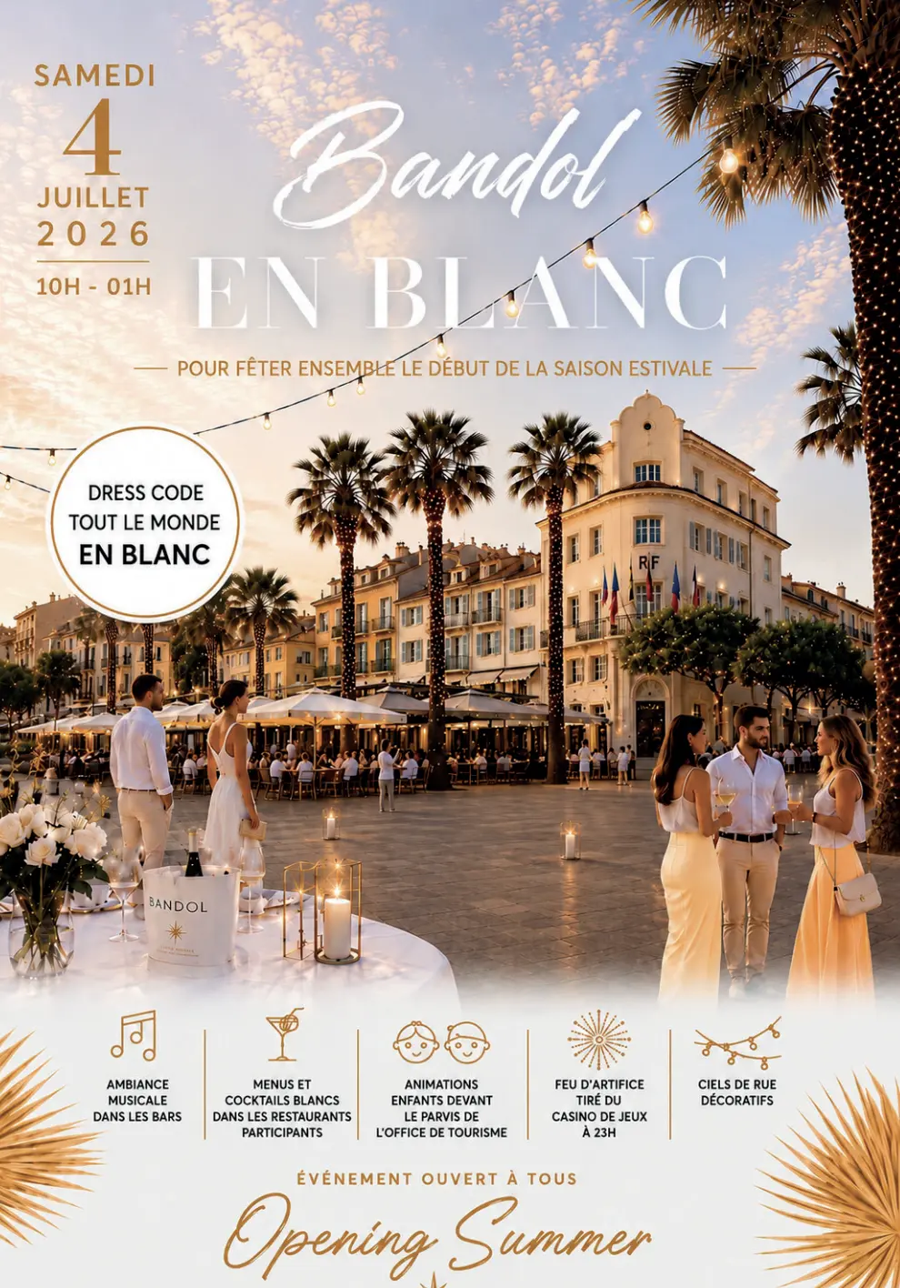 Bandol en blanc - ouverture de saison