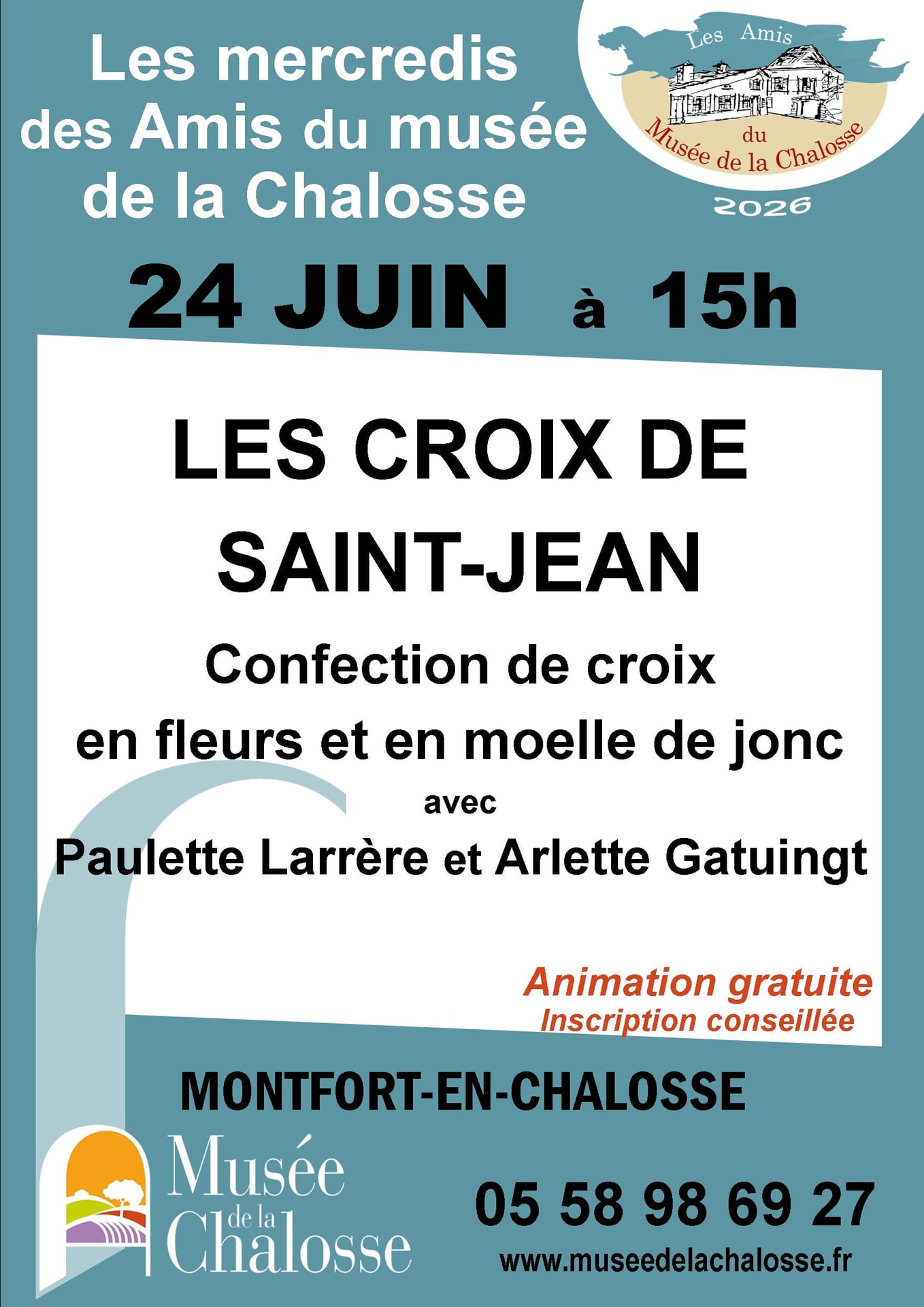 Atelier confection de croix de St-Jean