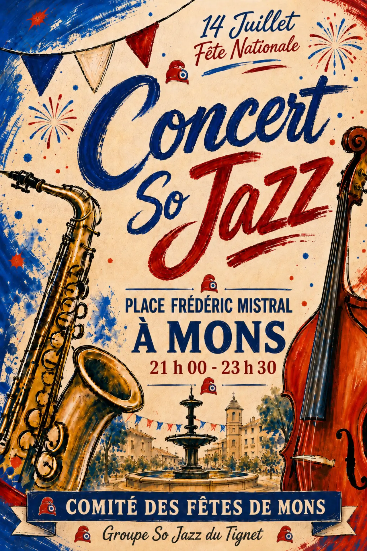 Fête nationale - concert So Jazz à Mons