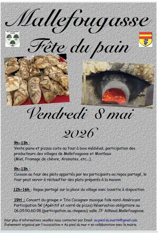 Fête du pain à Mallefougasse