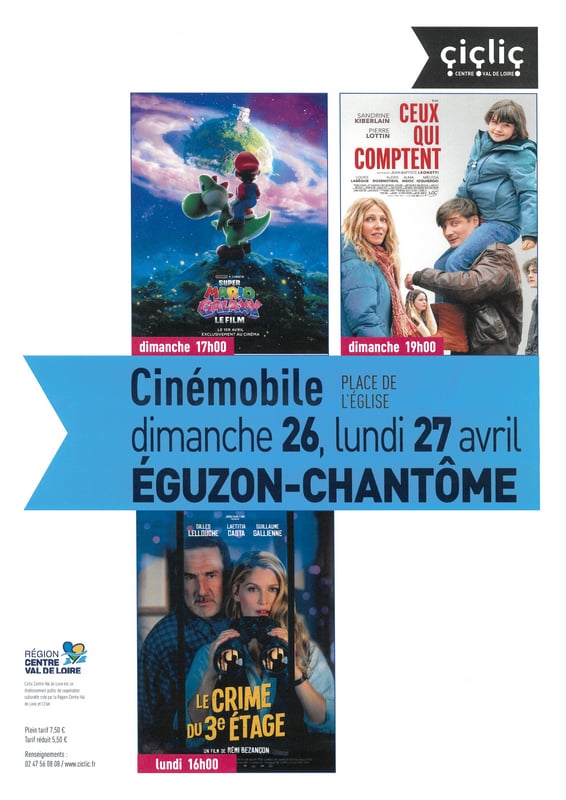 Cinémobile à Eguzon