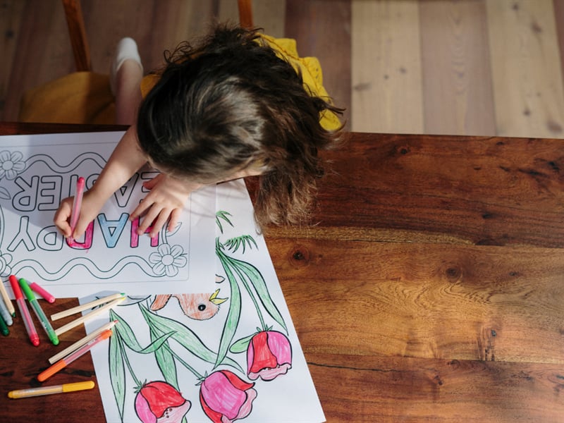 Atelier Un jardin à soi - atelier pochoir inversé