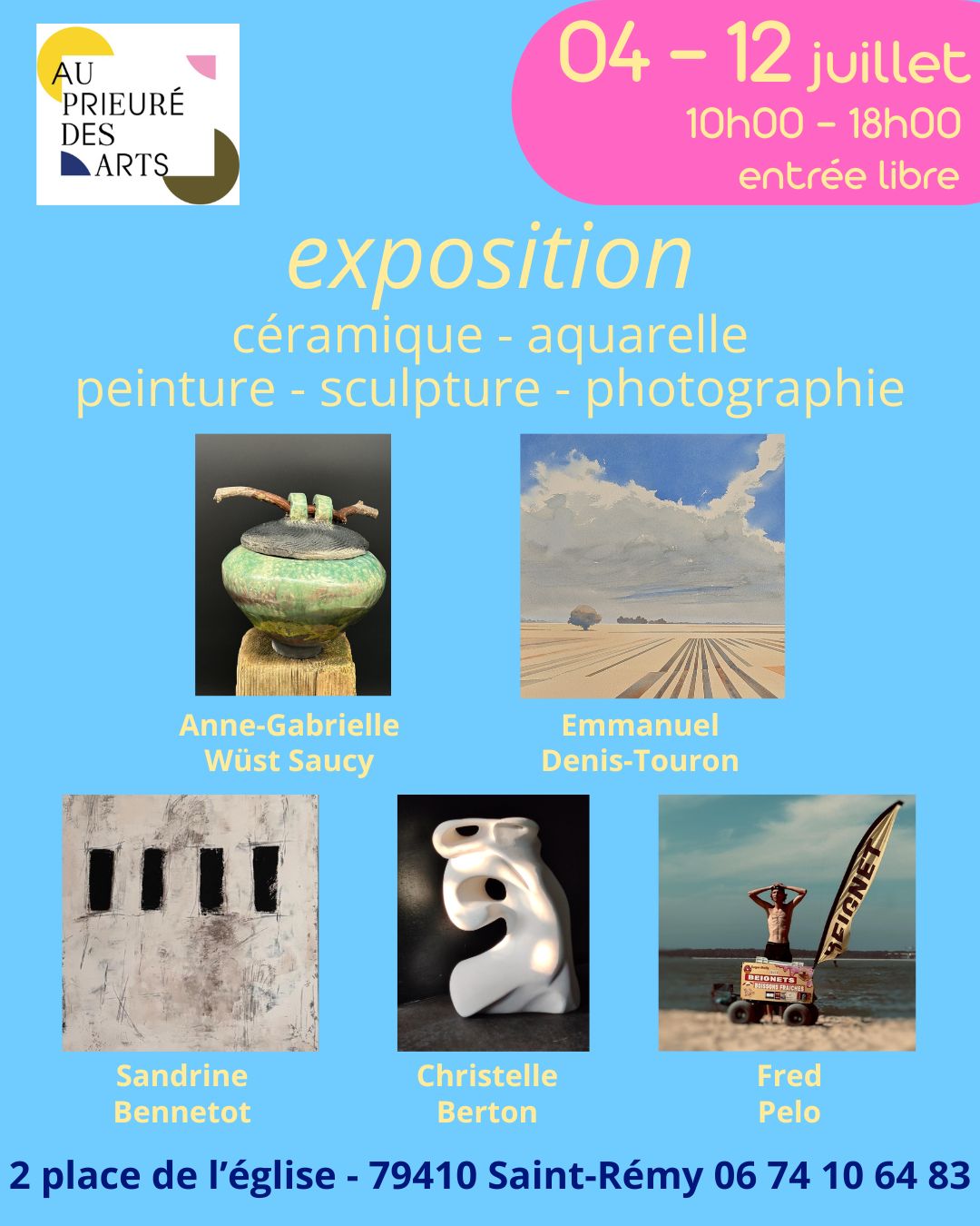 Exposition - Céramique Aquarelle Peinture Sculpture Photographie à St-Remy