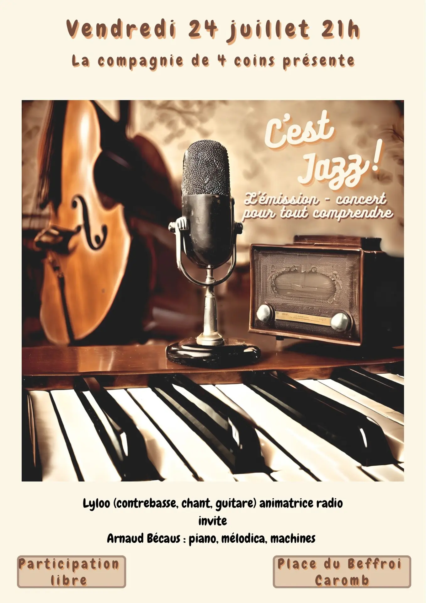 La compagnie des 4 coins : Soirée jazz
