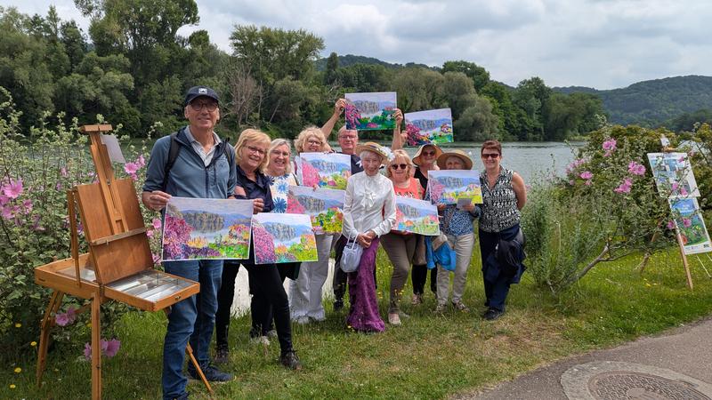 Fête impressionniste cosrumée en bord de Seine