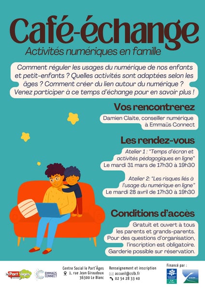 Café-échange - Activités numériques en famille
