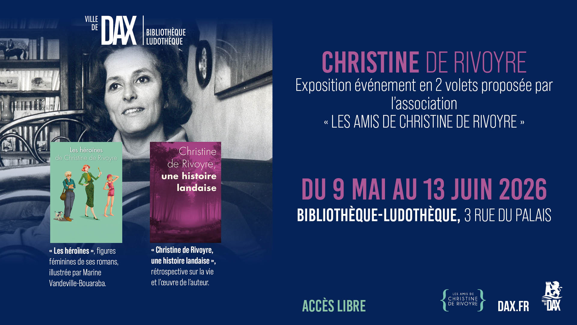 Exposition : Les héroïnes et Christine de Rivoyre