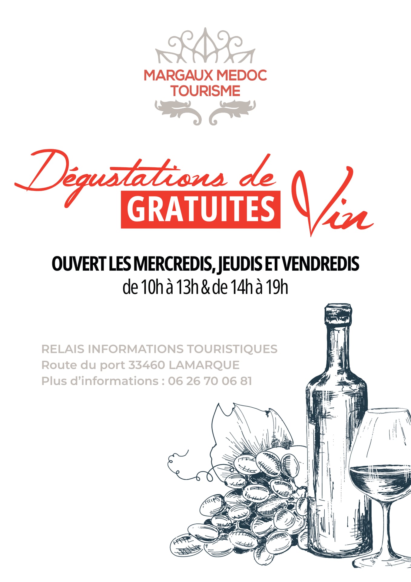 Dégustations au Port de Lamarque