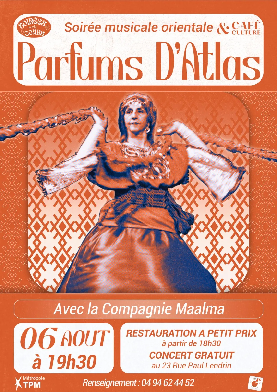 Soirée musicale "Parfums d'Atlas" - Les Soirées du Petit Cours 2026