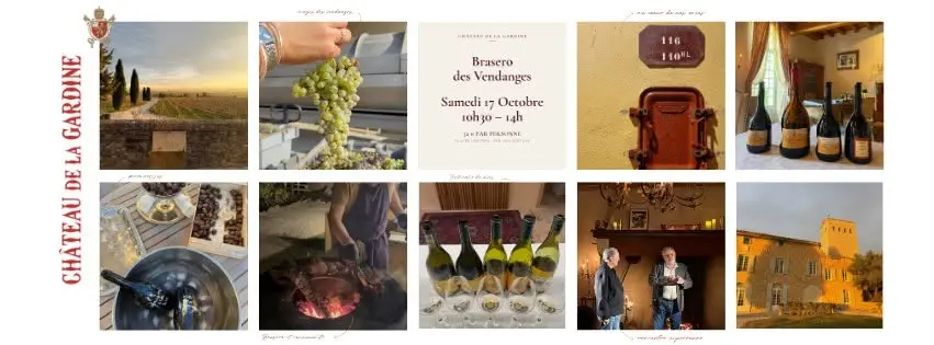 Brasero des Vendanges au Château de la Gardine
