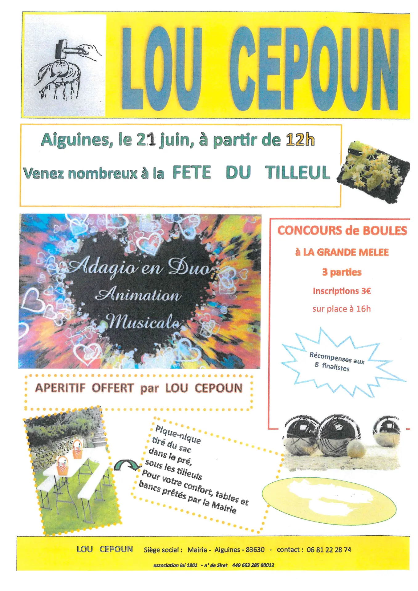 Concours de boules à la grande mêlée