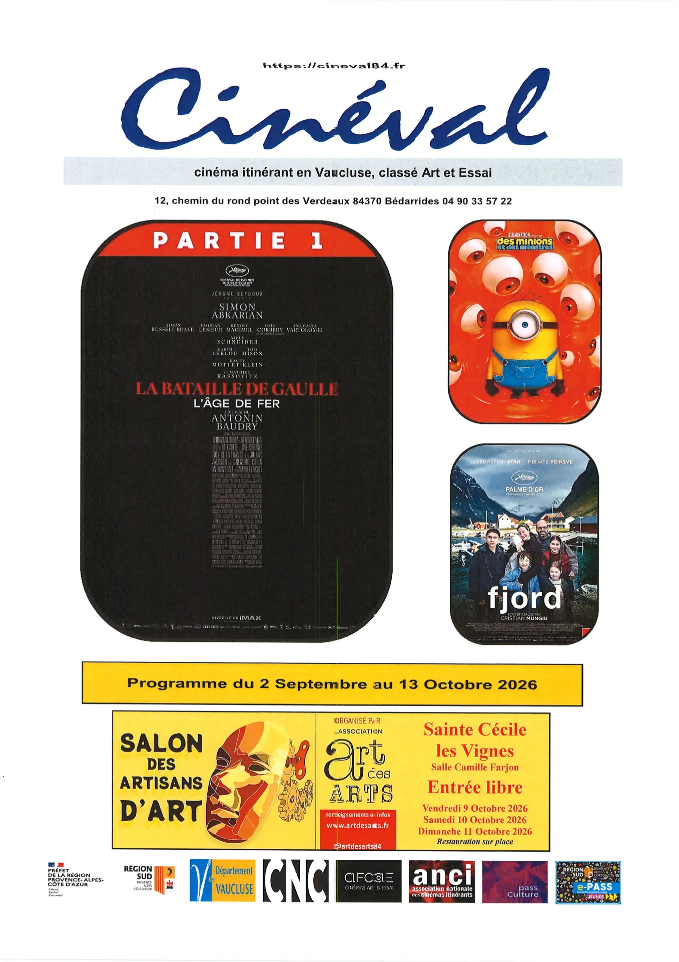 Cinéma itinérant à Mormoiron : "Marius" et "Comédie française"