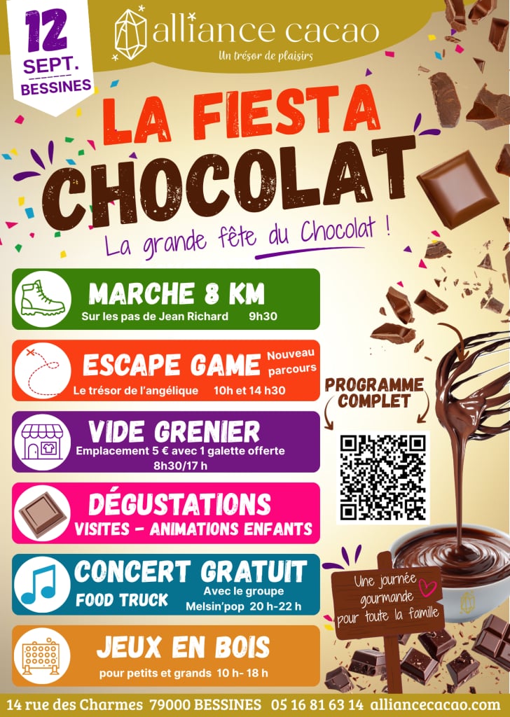 La Fiesta Chocolat chez Alliance Cacao à Bessines