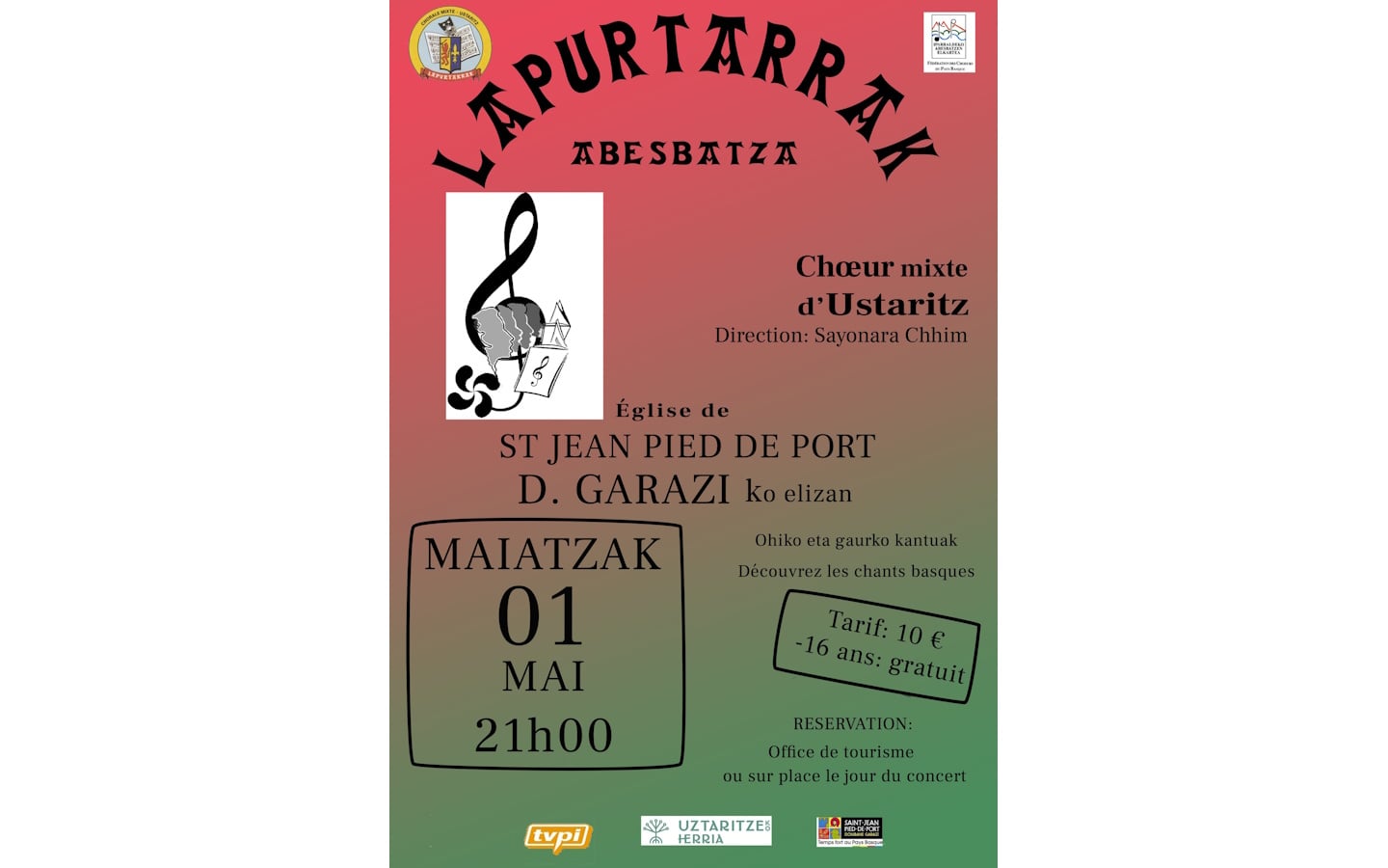 Choeurs Basques mixtes Lapurtarrak