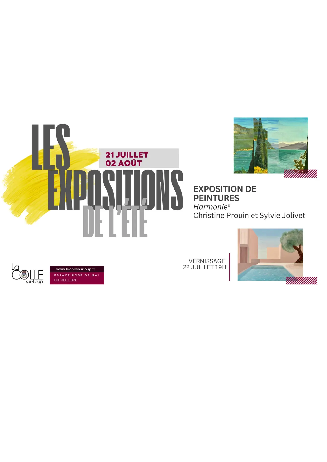 LES EXPOSITIONS DE L’ETE - Harmonie²