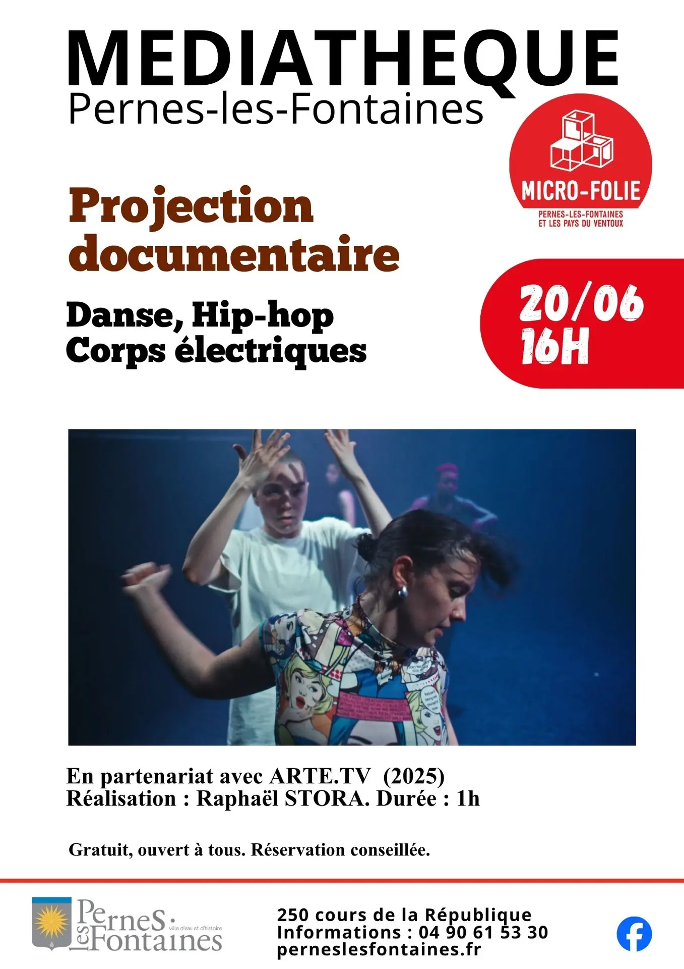Projection documentaire : Danse, Hip-hop, Corps électriques