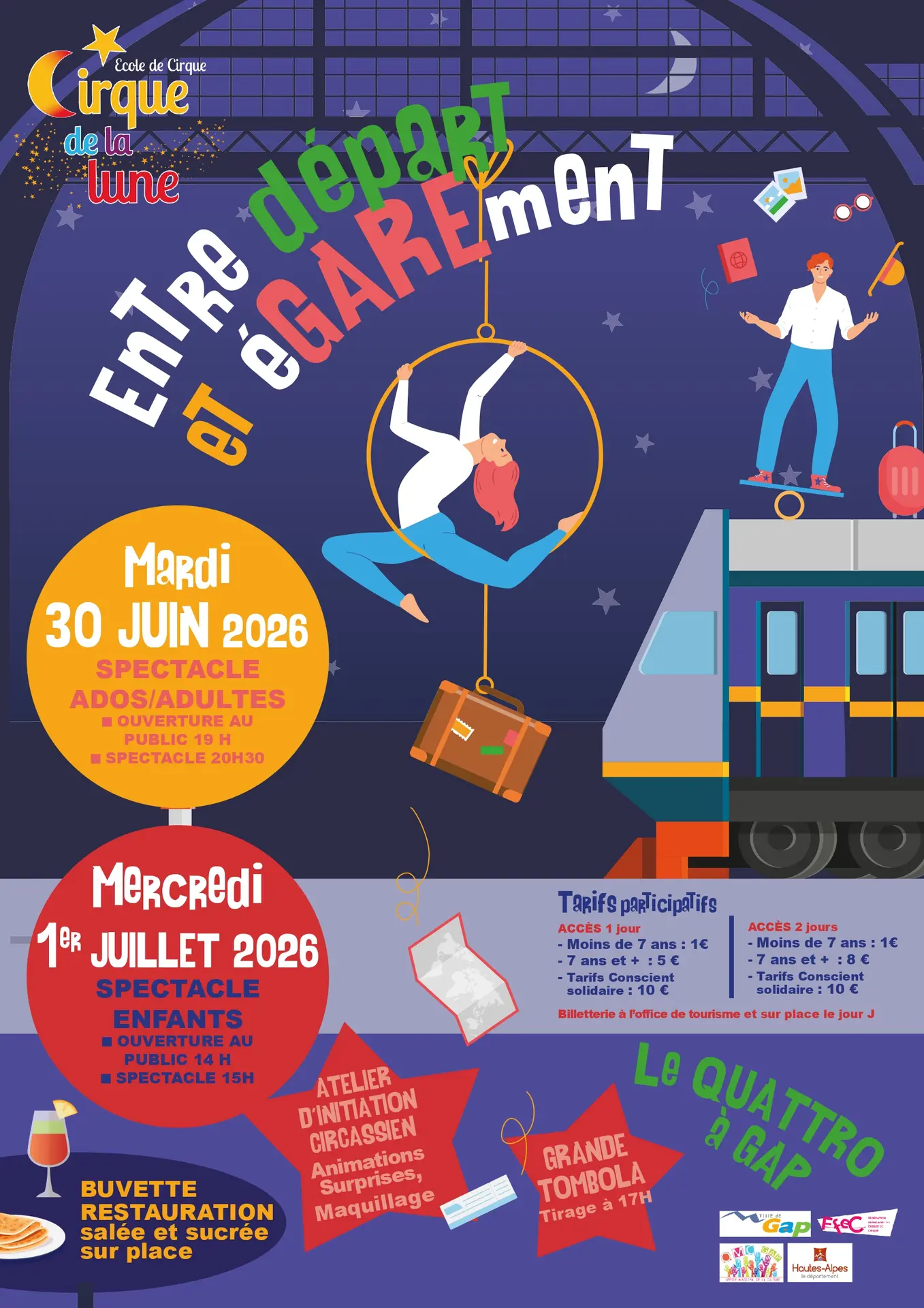 Spectacle de Cirque - Entre Gare et Egarement