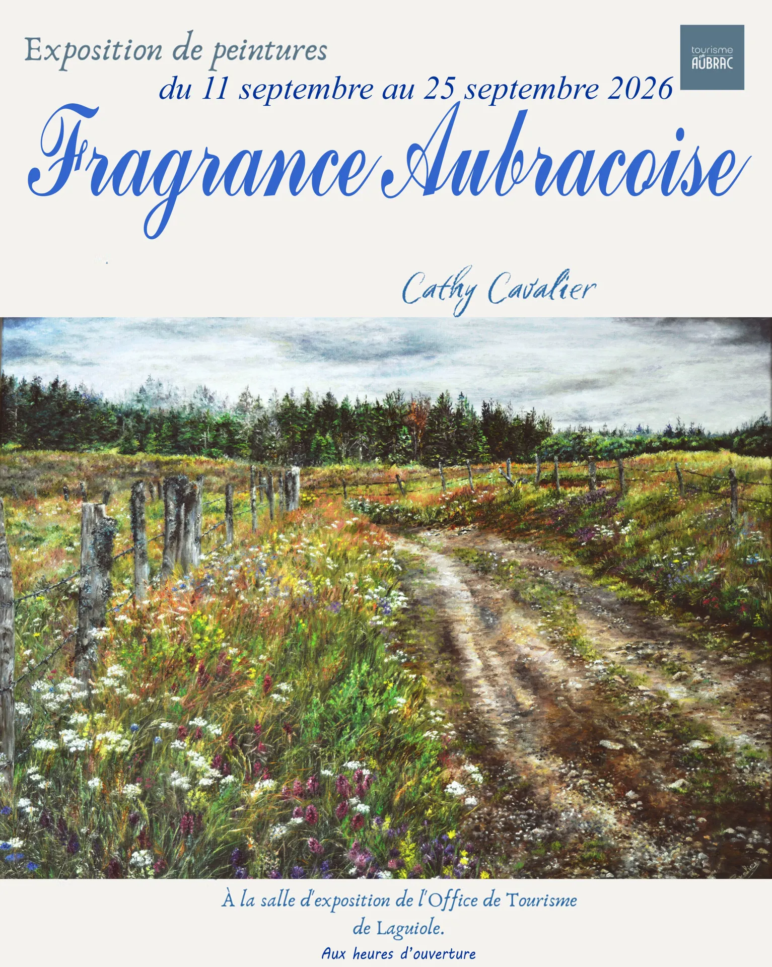 Exposition  » Fragrance Aubracoise » – Cathy Cavalier