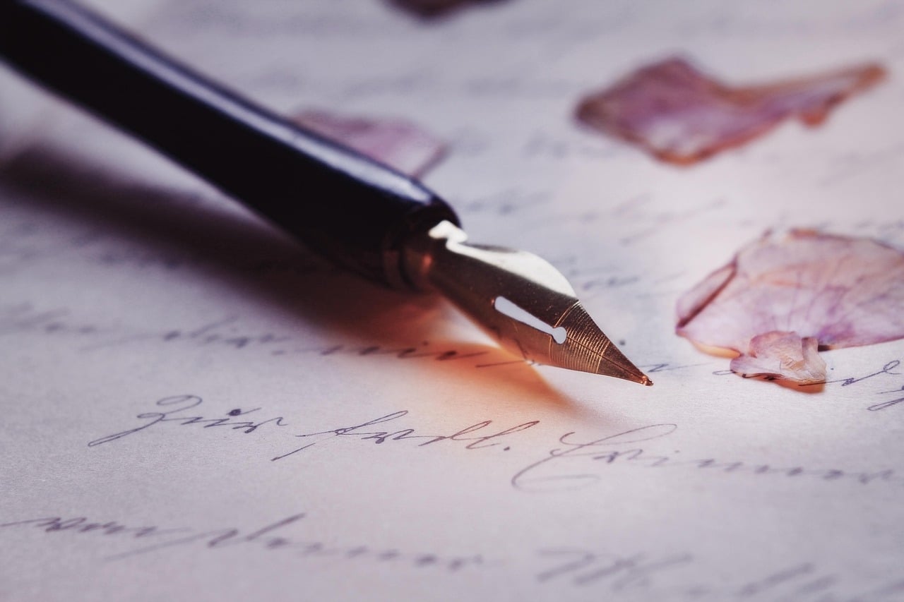 Château de Bonneval : Atelier de calligraphie caroline