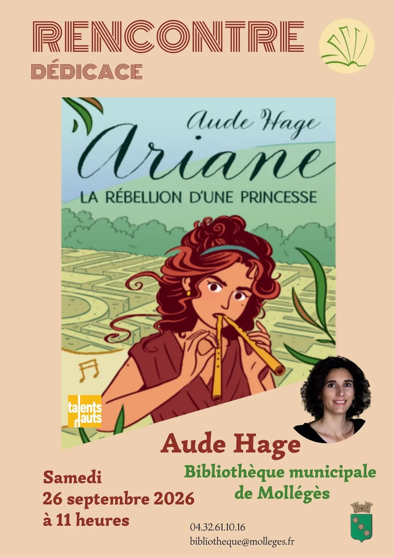 Rencontre avec l'autrice Aude Hage