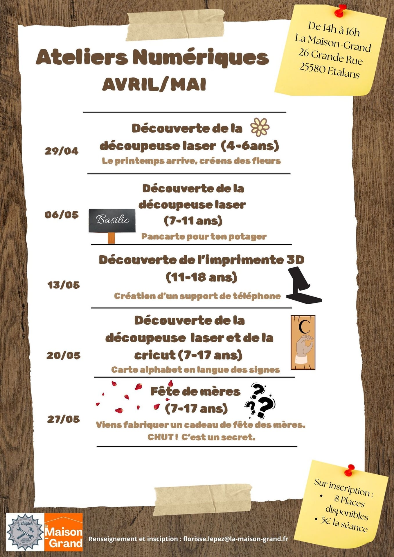 Ateliers numériques ludiques et créatifs
