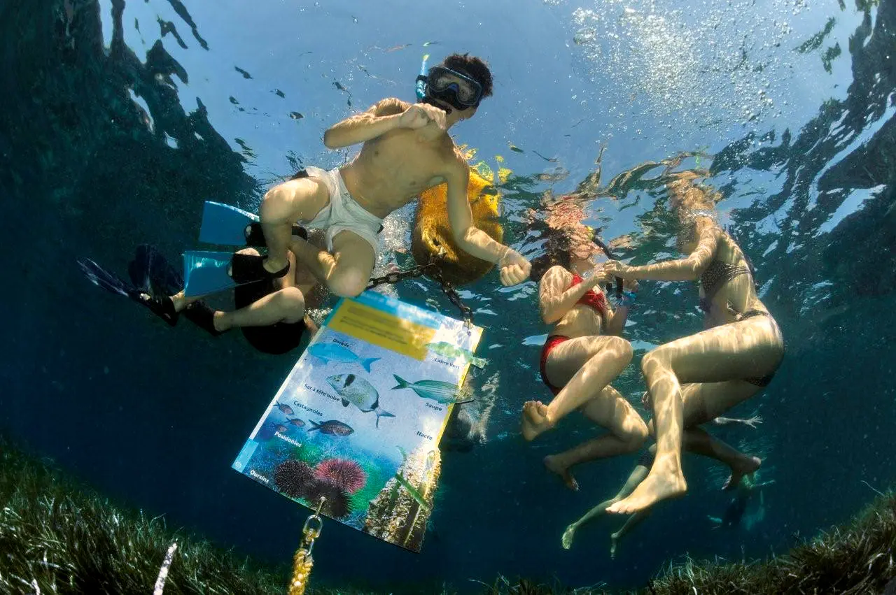 Randonnée palmée dans "Le Jardin des Mattes"