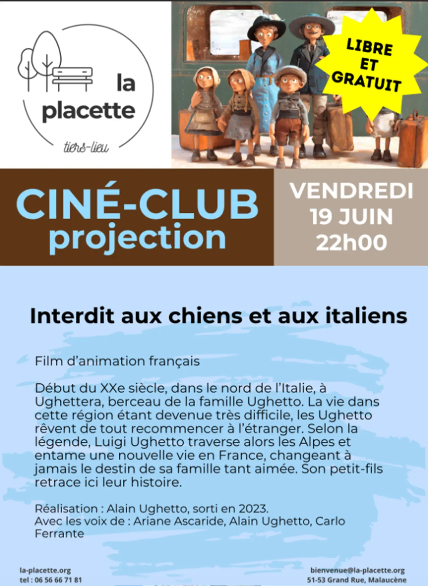 Ciné club : "Interdit aux chiens et aux italiens"