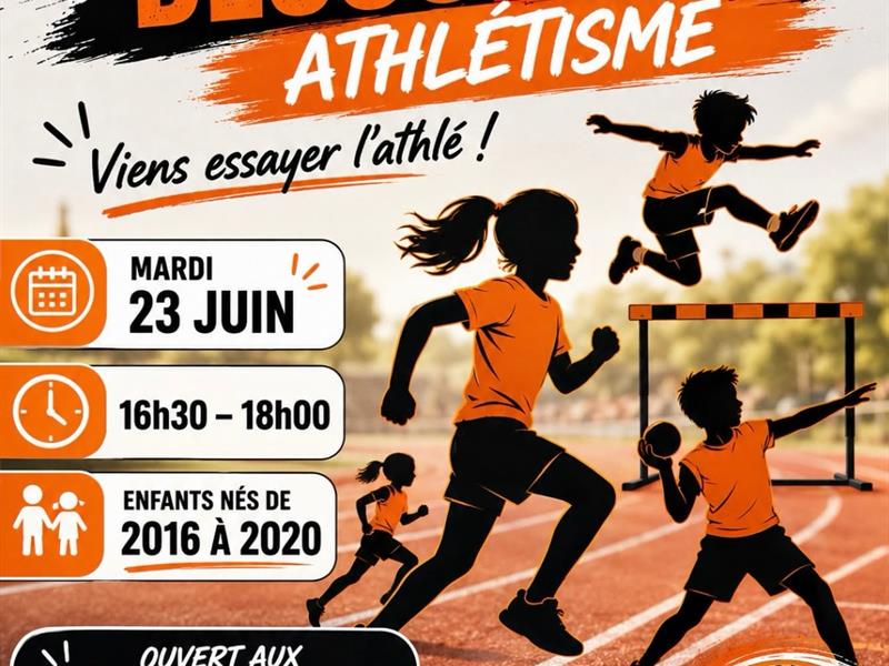 Entraînement découverte athlétisme