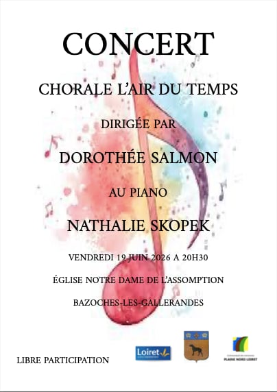 Concert - CHORALE L’AIR DU TEMPS