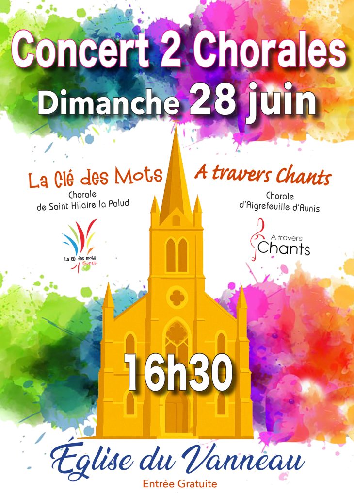 Concert 2 Chorales au Vanneau-Irleau