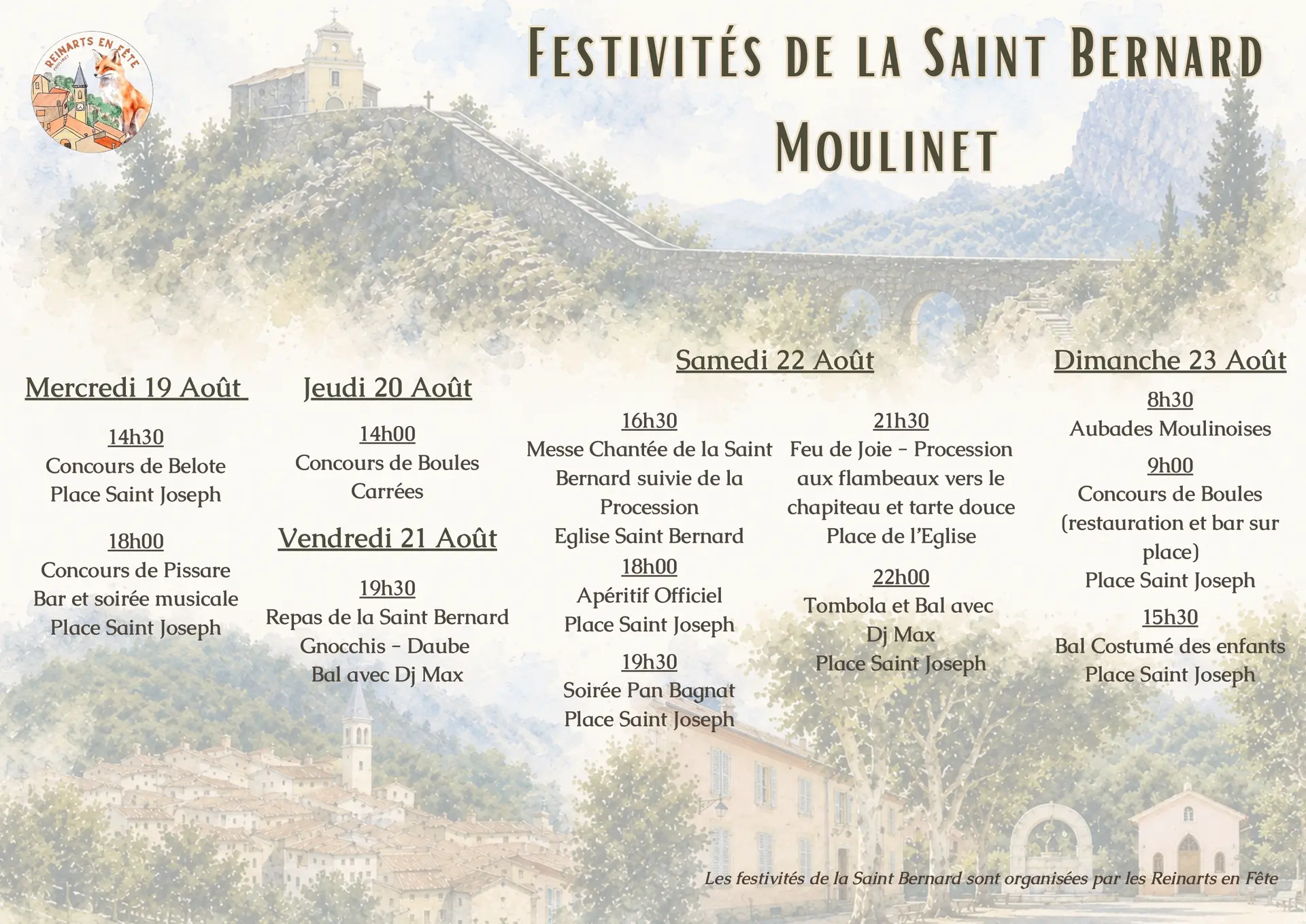 Festivités de la Saint Bernard : Bal et Tombola