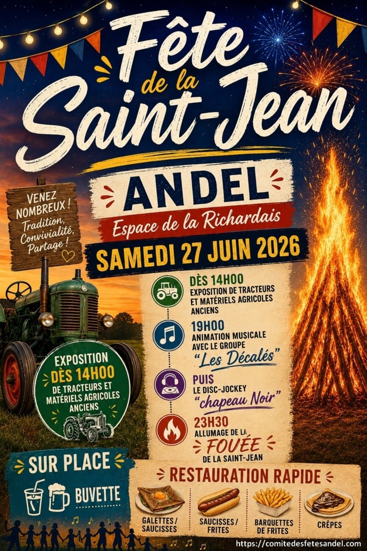 Fête de la Saint-Jean à Andel !
