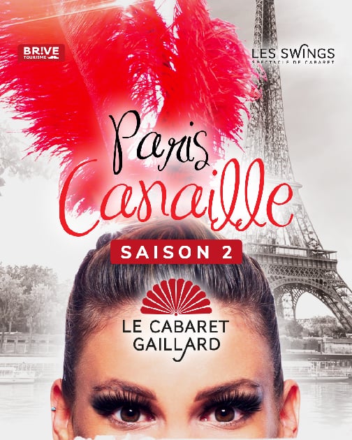 Paris canaille Saison 2 - Cabaret les swings - Fête des Mères-Déjeuner spectacle au Le Cabaret Gaillard