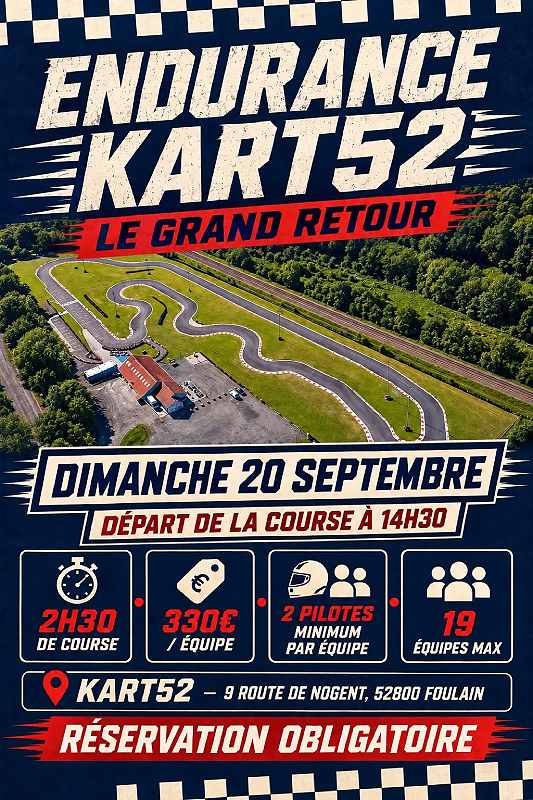 Endurance Kart52 : le grand retour