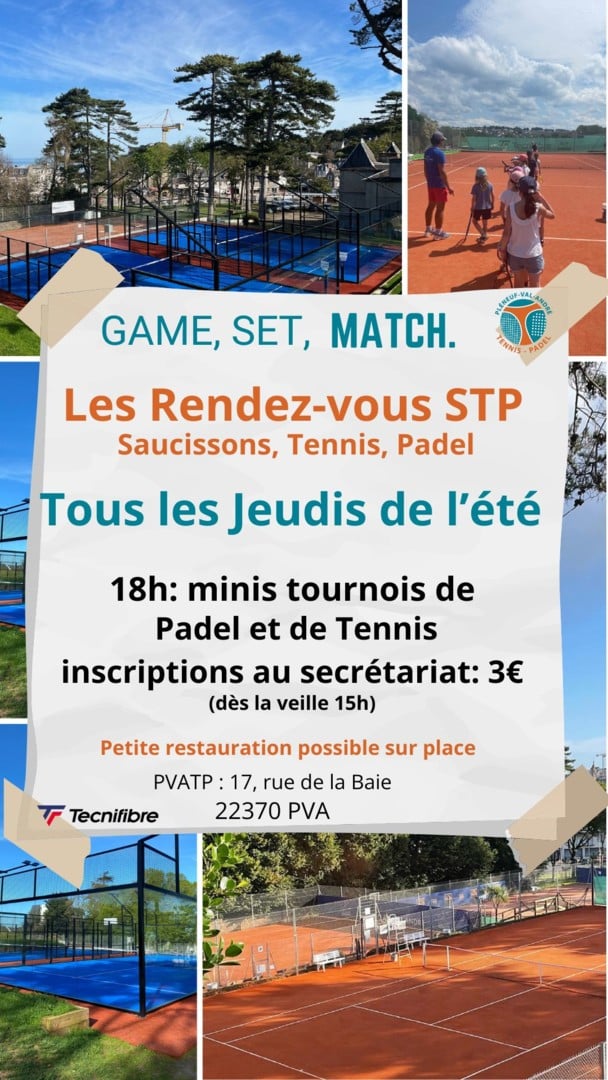 Les rendez-vous Saucissons, Tennis, Padel