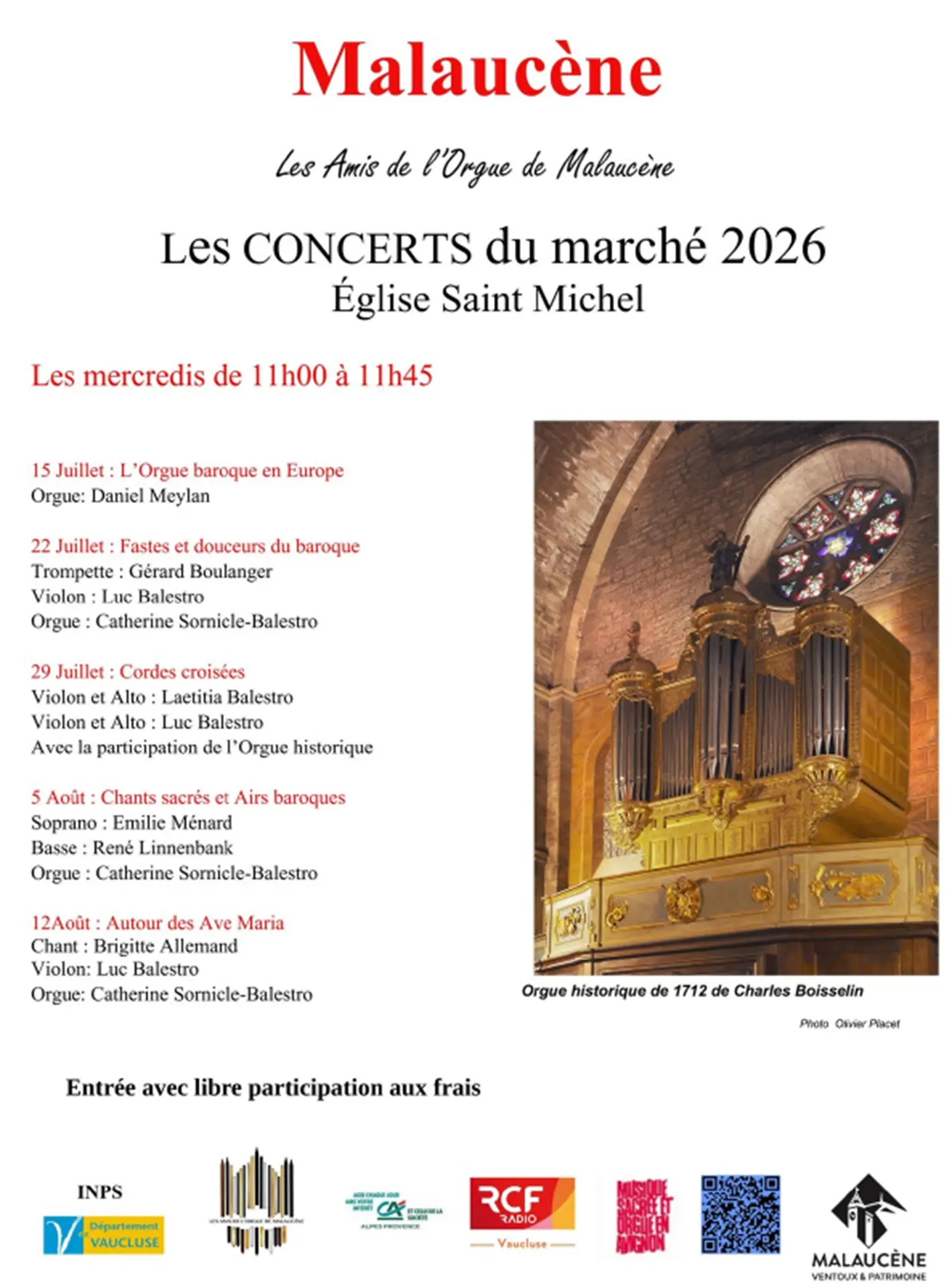 Concerts du marché