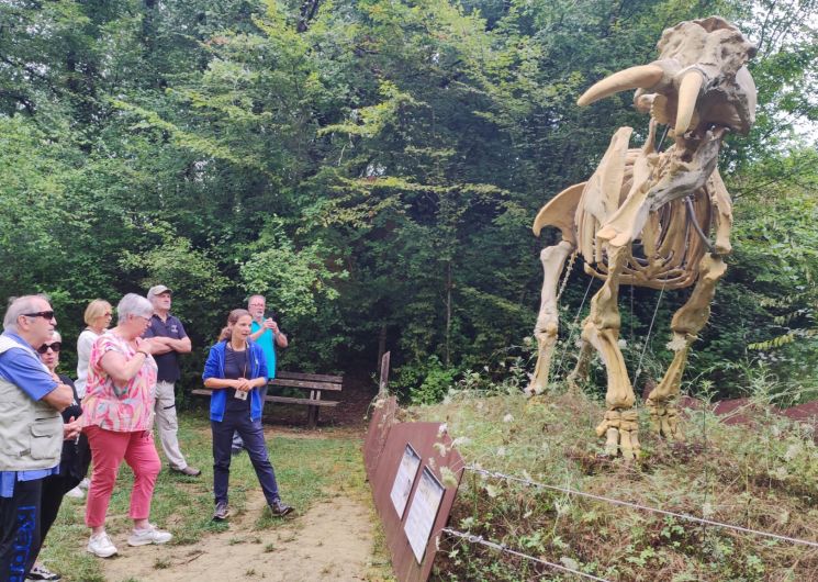 Visite guidée du sentier paléontologique