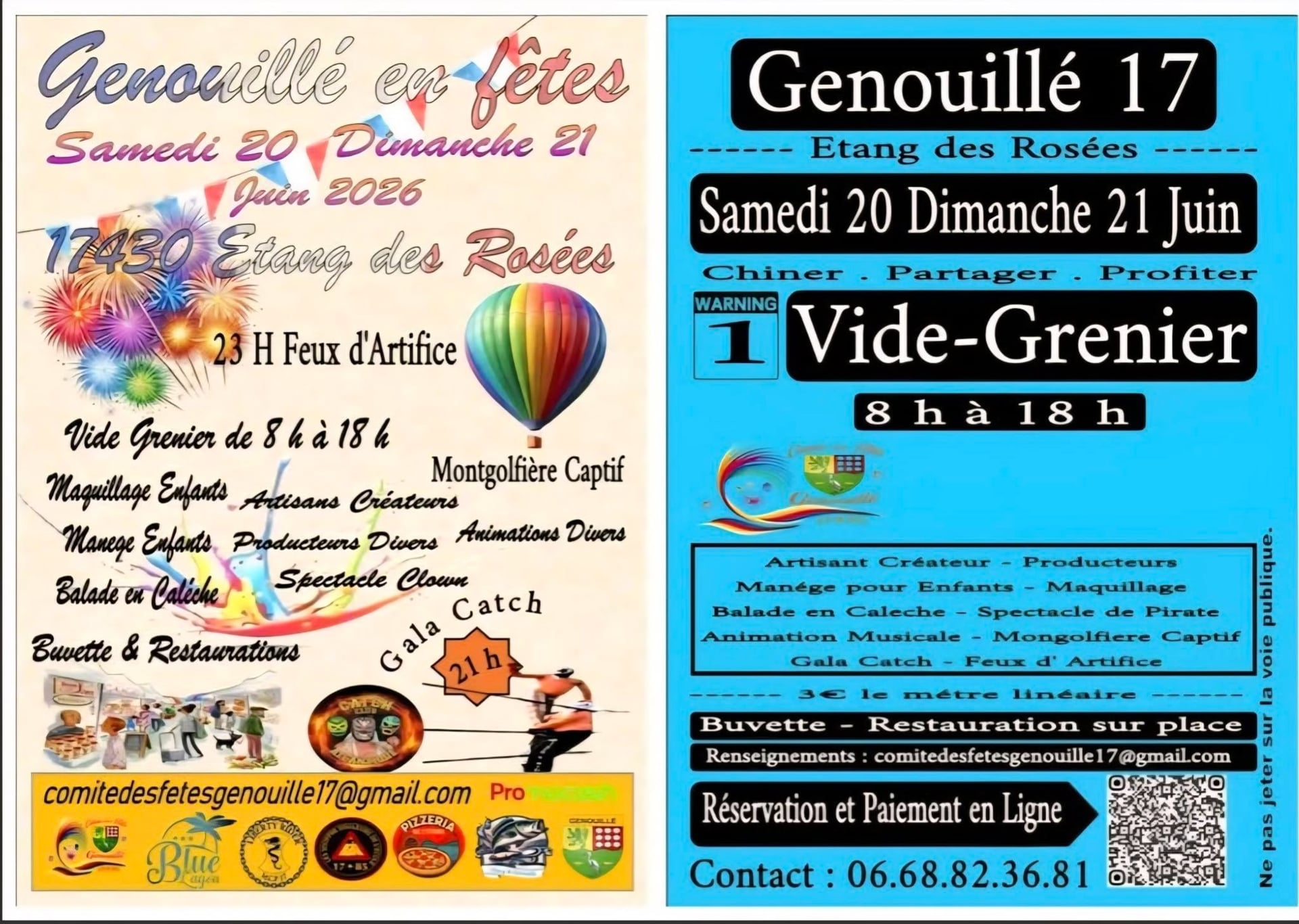 Genouillé en fêtes