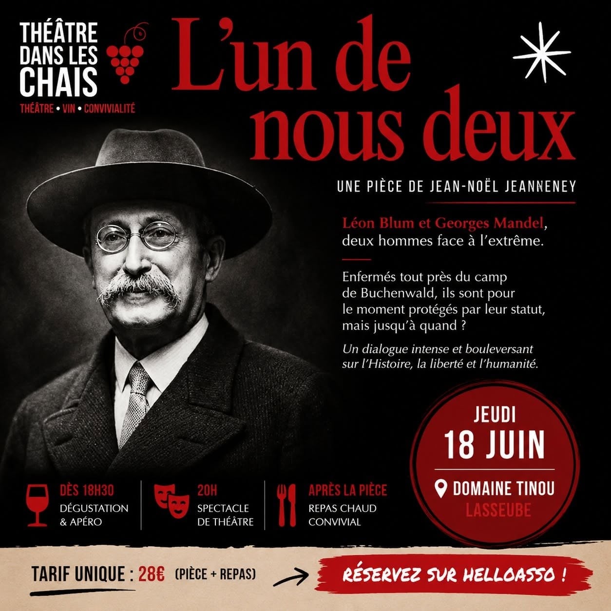 Théâtre " L'un de nous deux"