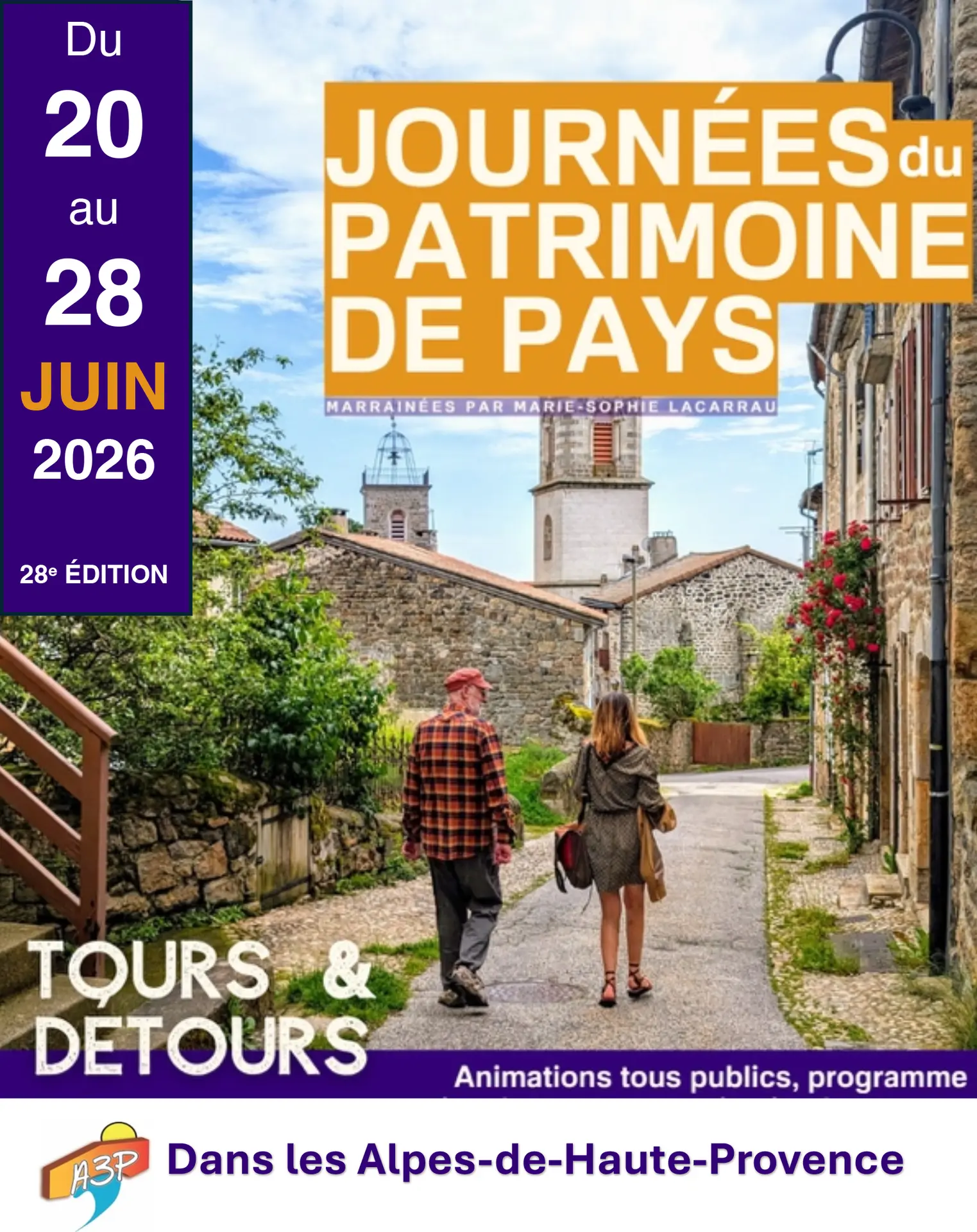 Marcoux : 28e Journées du Patrimoine de Pays 2026