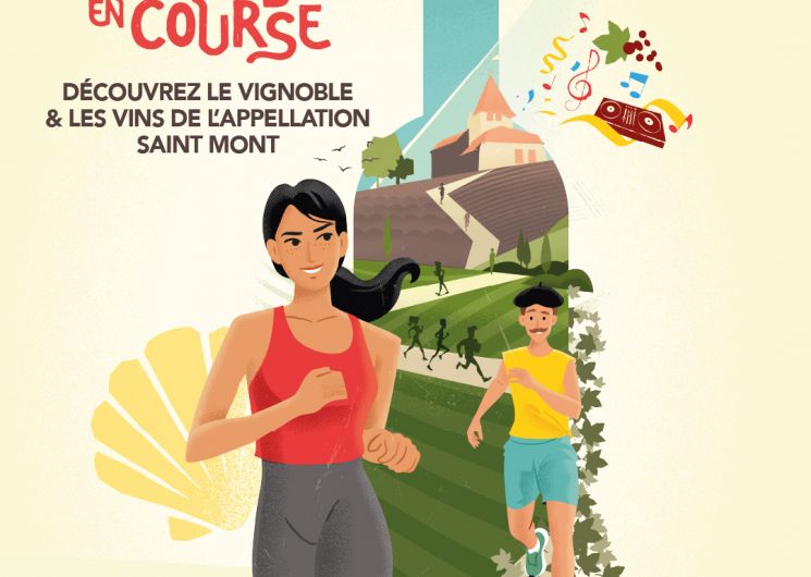 Saint Mont Vignoble en Course