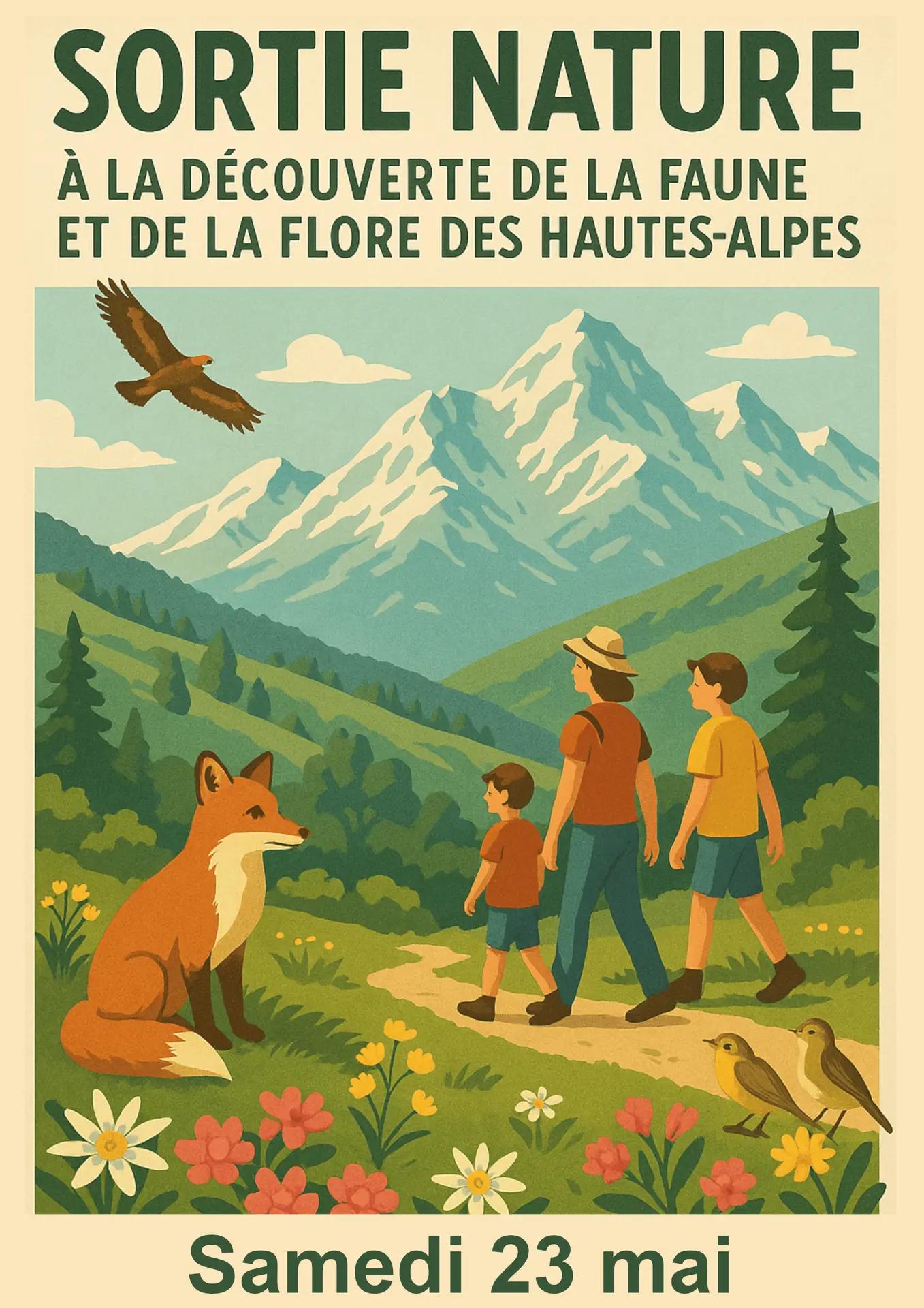 Sortie nature "à la découverte de la faune et de la flore des Hautes-Alpes"