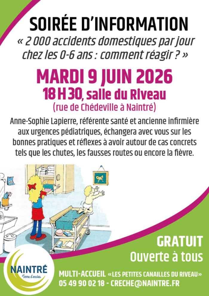 Soirée d'info à Naintré